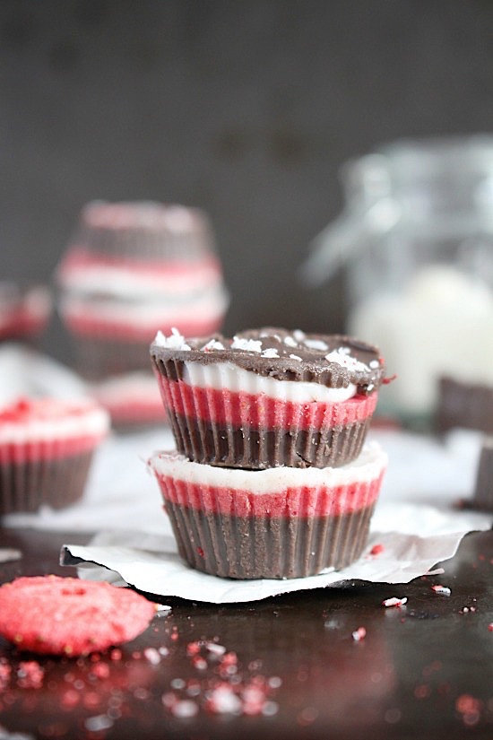 3 Ingredient Dark Chocolate Strawberry Coconut Butter Fudge