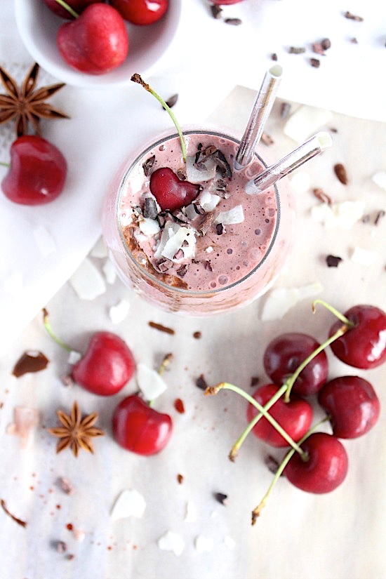 Choc Chai Cherry Chiller - www.betterwithcake.com