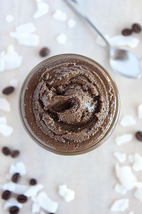 Coconut Mocha Almond Butter {Vegan, Gluten Free & Paleo Friendly} - www.betterwithcake.com