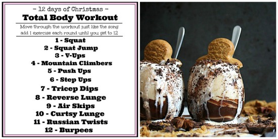 Egg Free Eggnog & 20 min {No Equipment} Total Body Workout