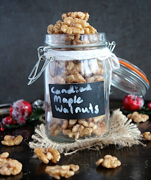 Quick and Easy Candied Maple Walnuts {Vegan, Gluten Free & Paleo} - www.betterwithcake.com
