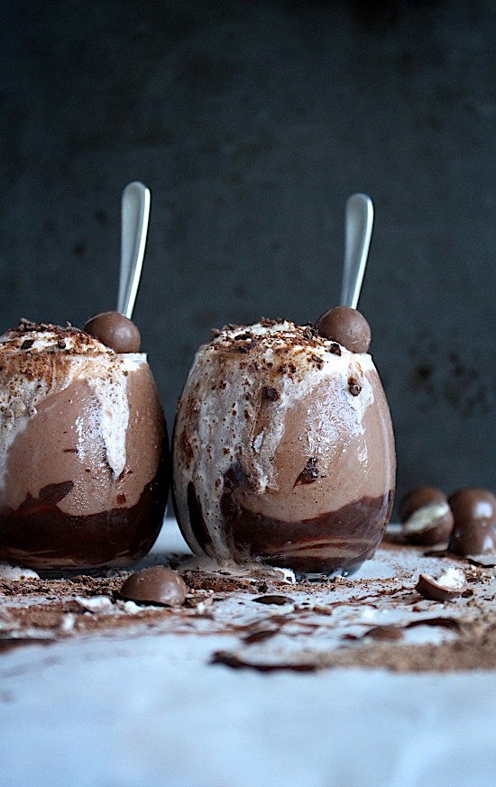 Healthy Choc Malt Crunch ShakeDairy Free - Refined Sugar Free - BANANA FREE - DATE FREE - Low Carb - Vegan - Keto - Paleo - www.betterwithcake.com