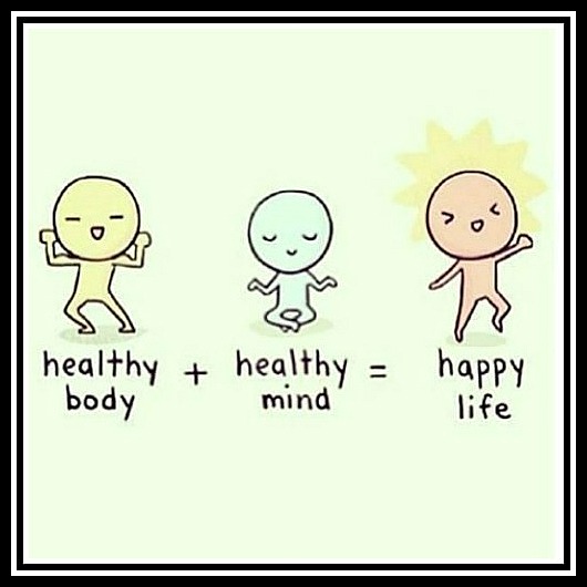 Healthy body + Healthy mind = Happy life - www.betterwithcake.com