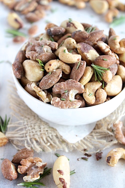 Sweet and Spicy Savory Nut Mix
