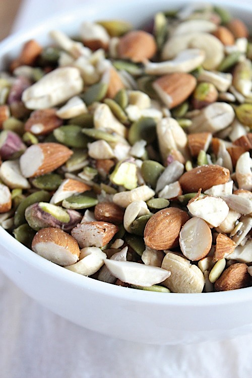 Pumpkin and Cranberry {Grain Free} "Granola" - Vegan, Dairy Free & Paleo Friendly - www.betterwithcake.com