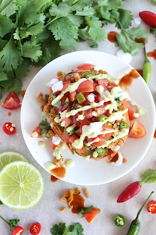 Loaded Mexican Baked Sweet Potato {Gluten Free & Paleo Friendly}