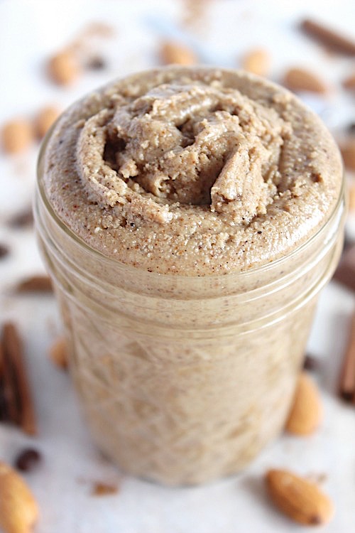 Espresso Infused, Pumpkin Spiced Almond Butter {Vegan, Gluten Free & Paleo Friendly} - www.betterwithcake.com