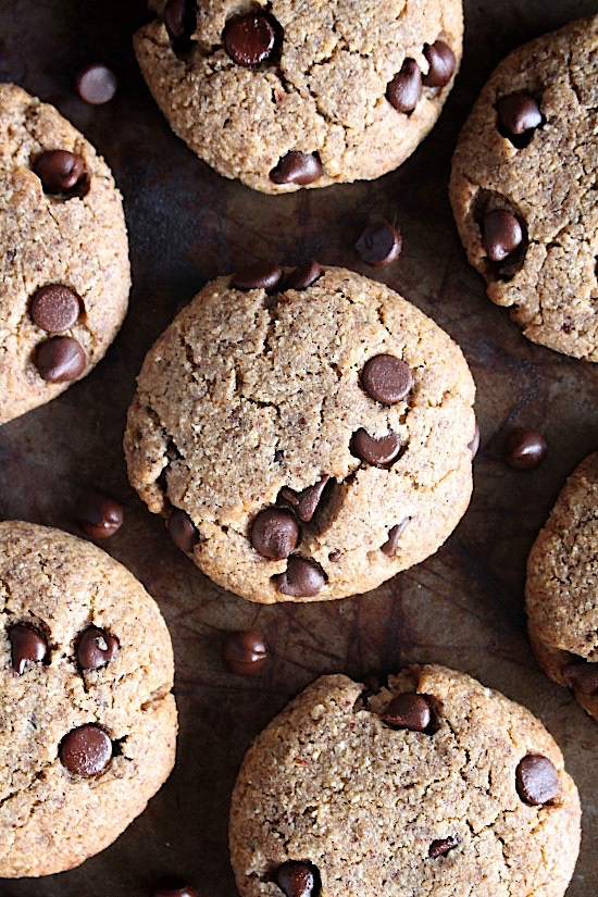 Soft Baked Choc Chip Almond Butter CookiesGluten Free - Dairy Free - Grain Free - Refined Sugar Free - Low Carb - Keto - Paleo - Vegan Friendly - www.betterwithcake.com