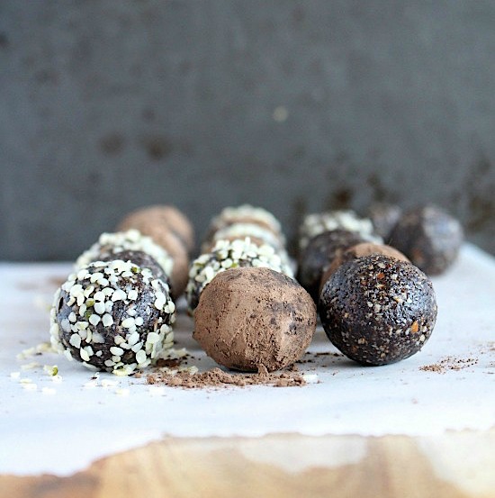 Dark Chocolate Walnut Truffles  {Gluten Free, Dairy Free, Refined Sugar Free, Keto, Paleo & Vegan Friendly}