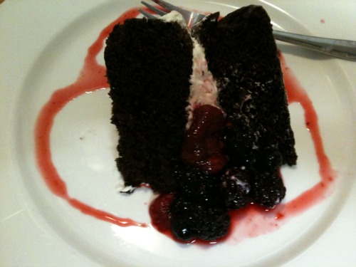 My “Mock” Black Forrest cake