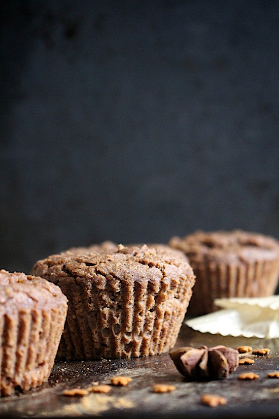 Best ever {Paleo - Gluten Free} Gingerbread Muffins - Dairy Free - Refined Sugar Free - Low Carb - Vegan - Keto - Paleo - www.betterwithcake.com