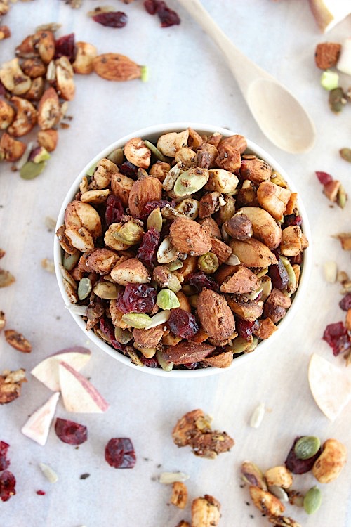 Apple and Cranberry {Grain Free} "Granola" - Vegan, Gluten Free & Paleo Friendly - www.betterwithcake.com