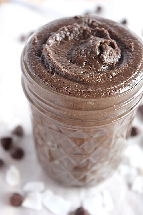 Chocolate Coconut Almond Butter {Vegan, Gluten Free, Paleo Friendly} - www.betterwithcake.com