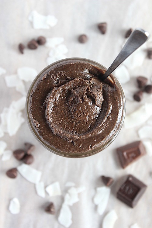 Chocolate Coconut Almond Butter {Vegan, Gluten Free, Paleo Friendly} - www.betterwithcake.com