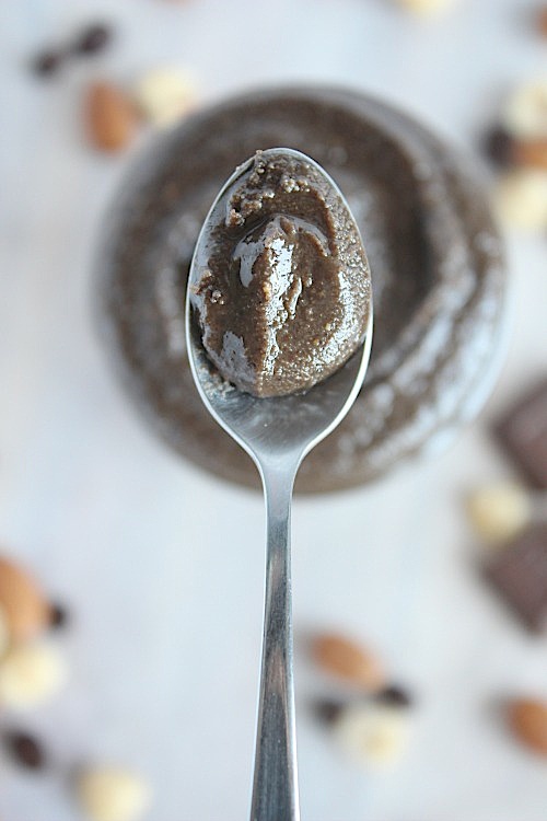Chocolate Espresso Hazelnut-Almond Butter {Vegan, Gluten Free, Paleo Friendly} - www.betterwithcake.com