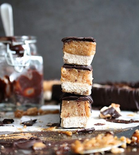 {DATE FREE} Gingerbread Twix Bars + video & step by step pics !!!