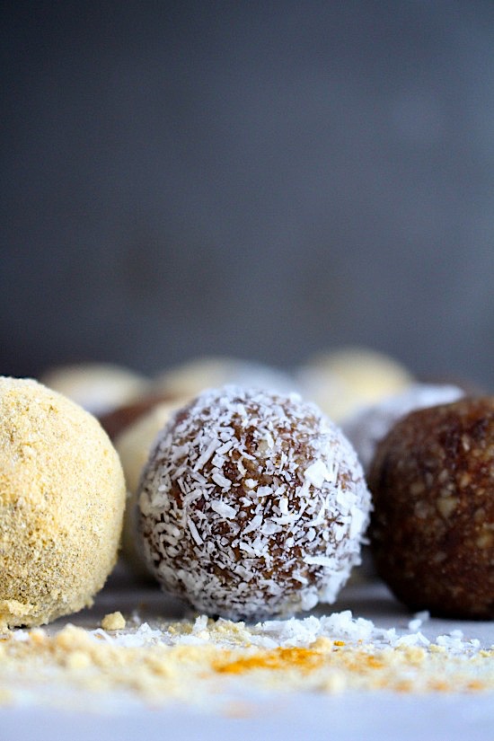 {DATE FREE} Apricot & Coconut Bliss Bites - Vegan - Gluten Free - Refined Sugar Free - Dairy Free - Grain Free - Keto - Paleo - www.betterwithcake.com 