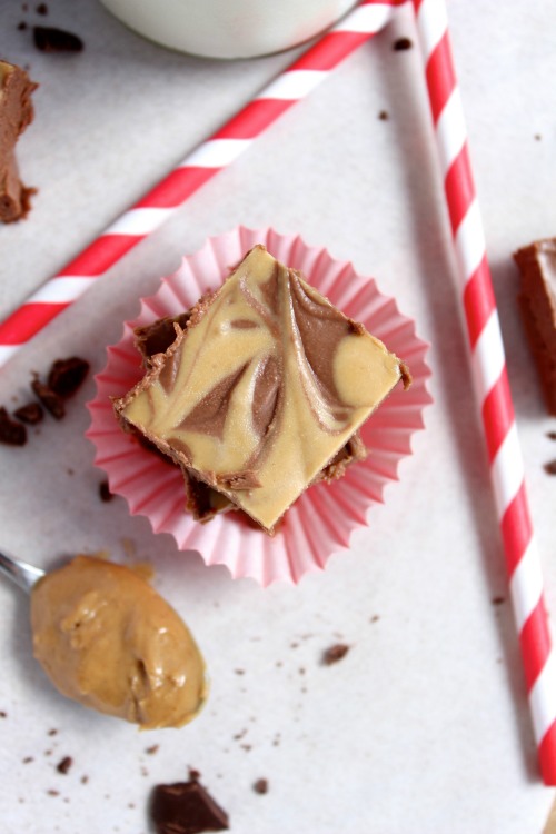 Dark Chocolate Peanut Butter Fudge