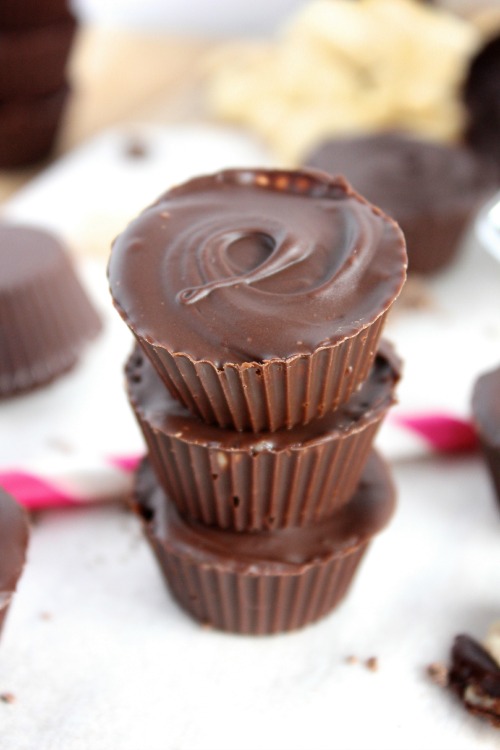 Clean Eating Dark Chocolate Vanilla {Cashew} Cream Cups
