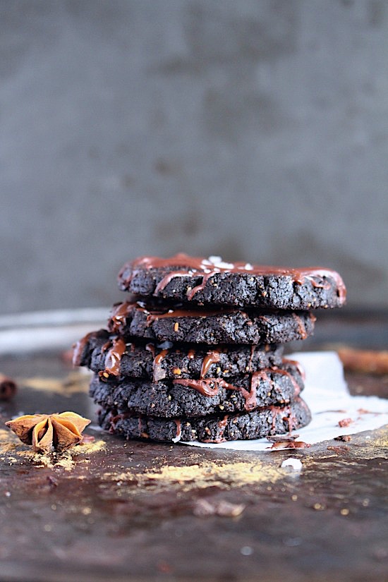 Single Serve, Cinnamon Spiced Double Chocolate Cookies {Gluten Free, Dairy Free, EGG FREE, Grain Free, Refined Sugar Free, Keto, Vegan & Paleo Friendly} - www.betterwithcake.com