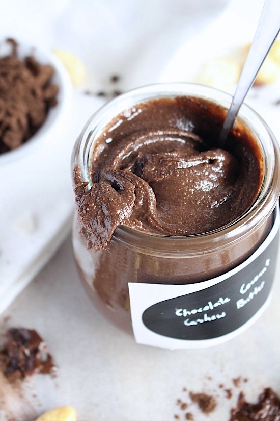 Chocolate Coconut Cashew Butter {Dairy Free - Sugar Free Free - Gluten Free - Low Carb - Vegan - Keto - Paleo} - www.betterwithcake.com