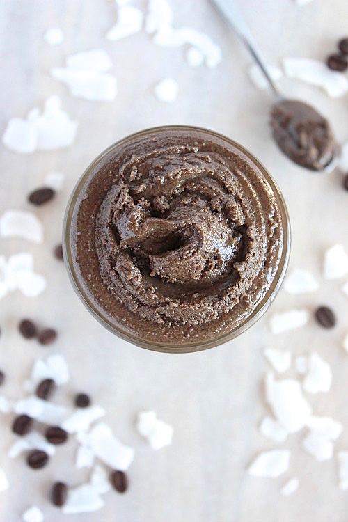 Coconut Mocha Almond Butter  {Vegan, Gluten Free, Paleo Friendly}