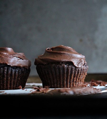 {Flourless} Mocha Fudge Protein Muffins for Two – or just you xo