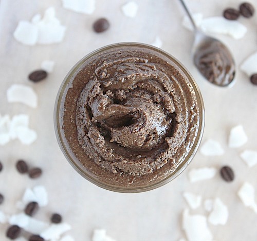 Coconut Mocha Almond Butter {Vegan, Gluten Free, Paleo Friendly} - www.betterwithcake.com