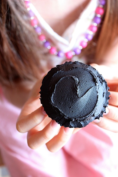 Small Batch Double Chocolate Cupcakes with Raw Chocolate Frosting {Gluten Free, Dairy Free & Paleo Friendly} - www.betterwithcake.com