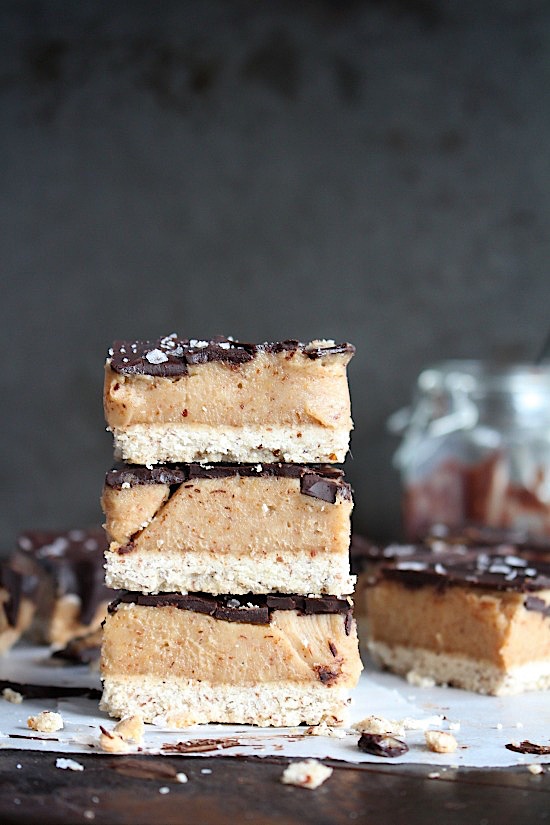 {Date Free} Salted Caramel Slice - Gluten Free - Dairy Free - Refined Sugar Free - Low Carb - Vegan - Keto - Paleo - www.betterwithcake.com