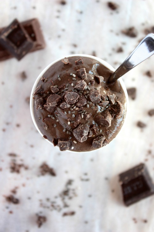Whipped Chocolate Coconut Chia Pudding {Vegan, Dairy Free & Paleo Friendly}