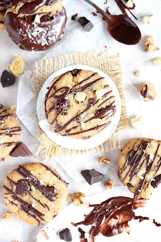 Small Batch Macadamia Choc Chip Cookies {Gluten Free, Dairy Free, Grain Free, Keto & Paleo Friendly} - www.betterwithcake.com