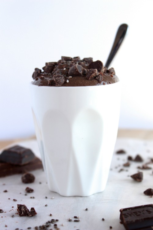 Whipped Chocolate Coconut Chia Pudding {Vegan, Dairy Free & Paleo Friendly}