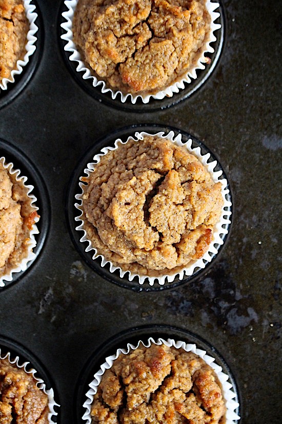 Sugar Free Golden Spiced Sweet Potato Banana Bread Muffins - Flourless - Gluten Free - Grain Free - Dairy Free - Paleo - Vegan Friendly - www.betterwithcake.com