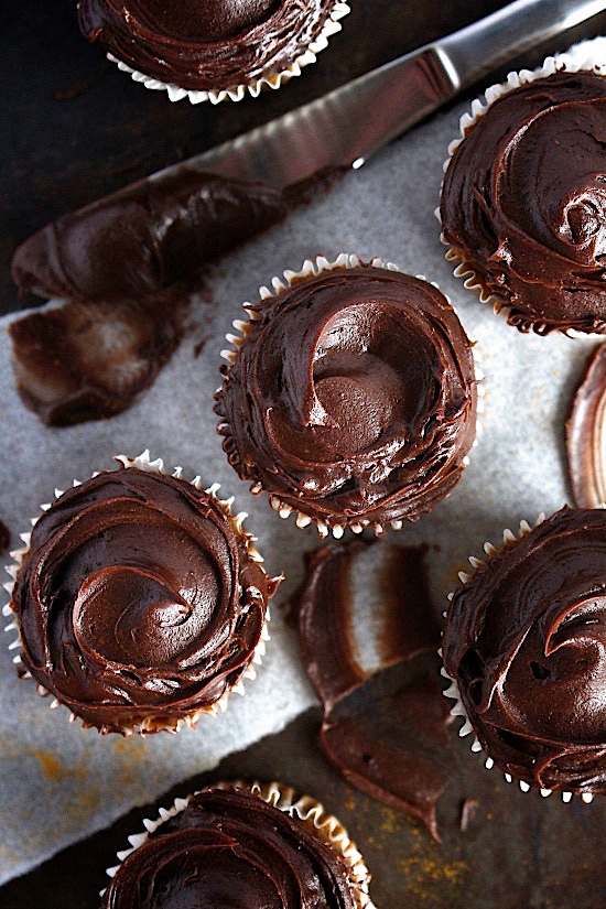 Healthy {Grain Free} Gingerbread Muffins with Dark Chocolate Espresso Ganache - Gluten Free - Refined Sugar Free - Low Carb - Keto - Paleo - Vegan Friendly - www.betterwithcake.com
