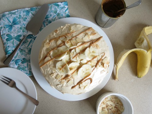 Banana Dulce De Leche Layer Cake