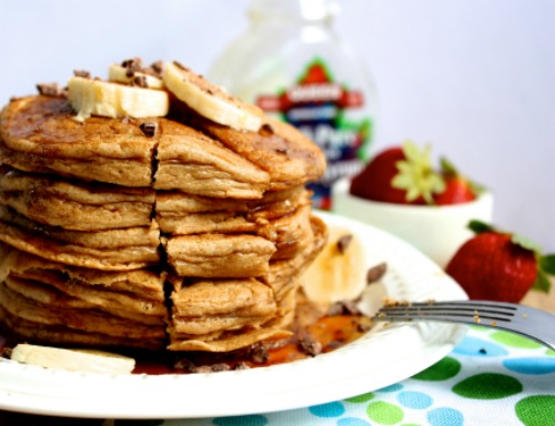 Fluffy Peanut Butter Pancakes