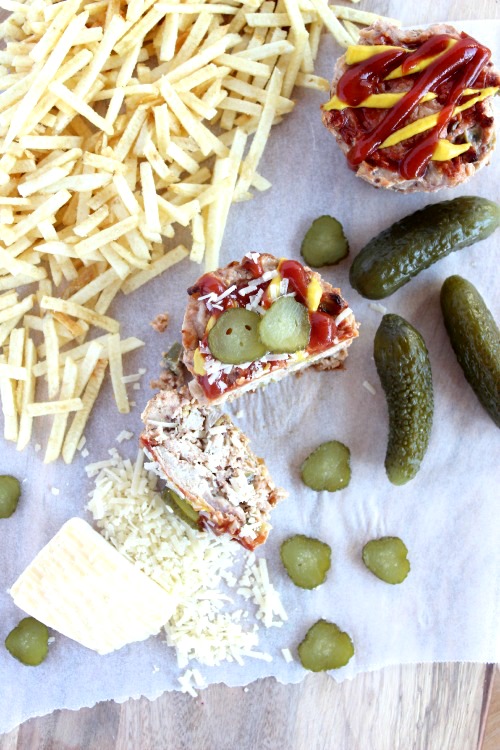 Cheeseburger Meatloaf Muffins..