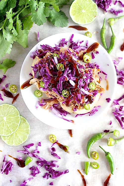 BBQ Chicken Green Chili Loaded Baked Potatoes {Gluten Free & Paleo Friendly} - www.betterwithcake.com