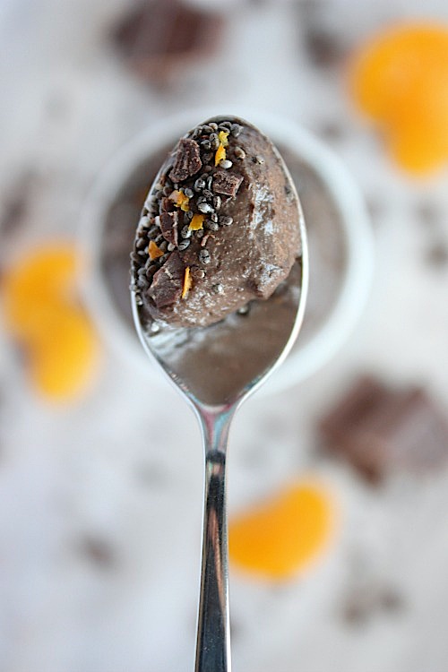Chocolate Orange Chia Pudding {Vegan, Gluten Free & Paleo Friendly} - www.betterwithcake.com