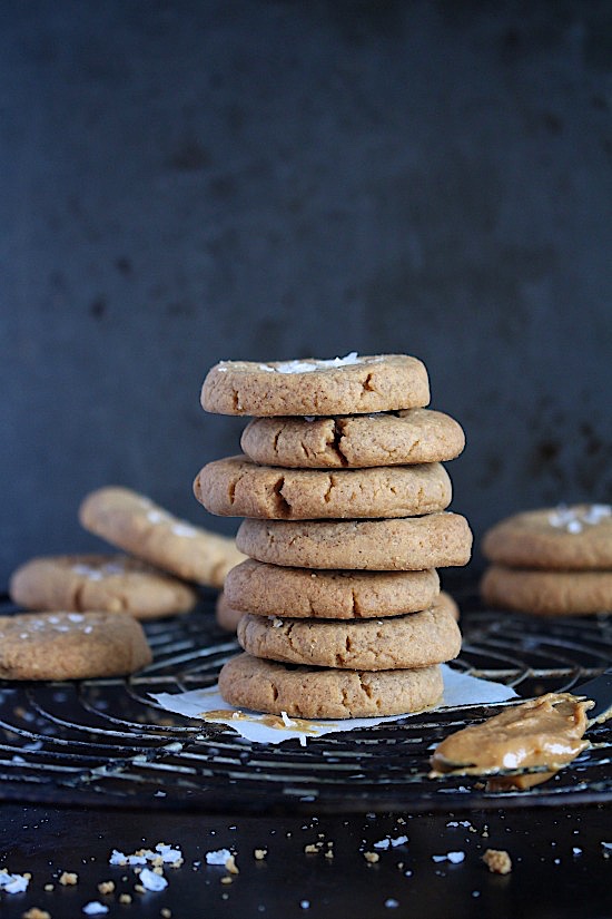 3 Ingredient Flourless Dark Chocolate Peanut Butter Spooky Spider Cookies{Gluten Free - Dairy Free - Low Carb - Keto - Vegan - Paleo Friendly} - www.betterwithcake.com