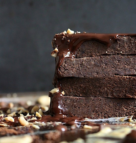 {Date Free} Dark Chocolate Peanut Butter Perfect Bars