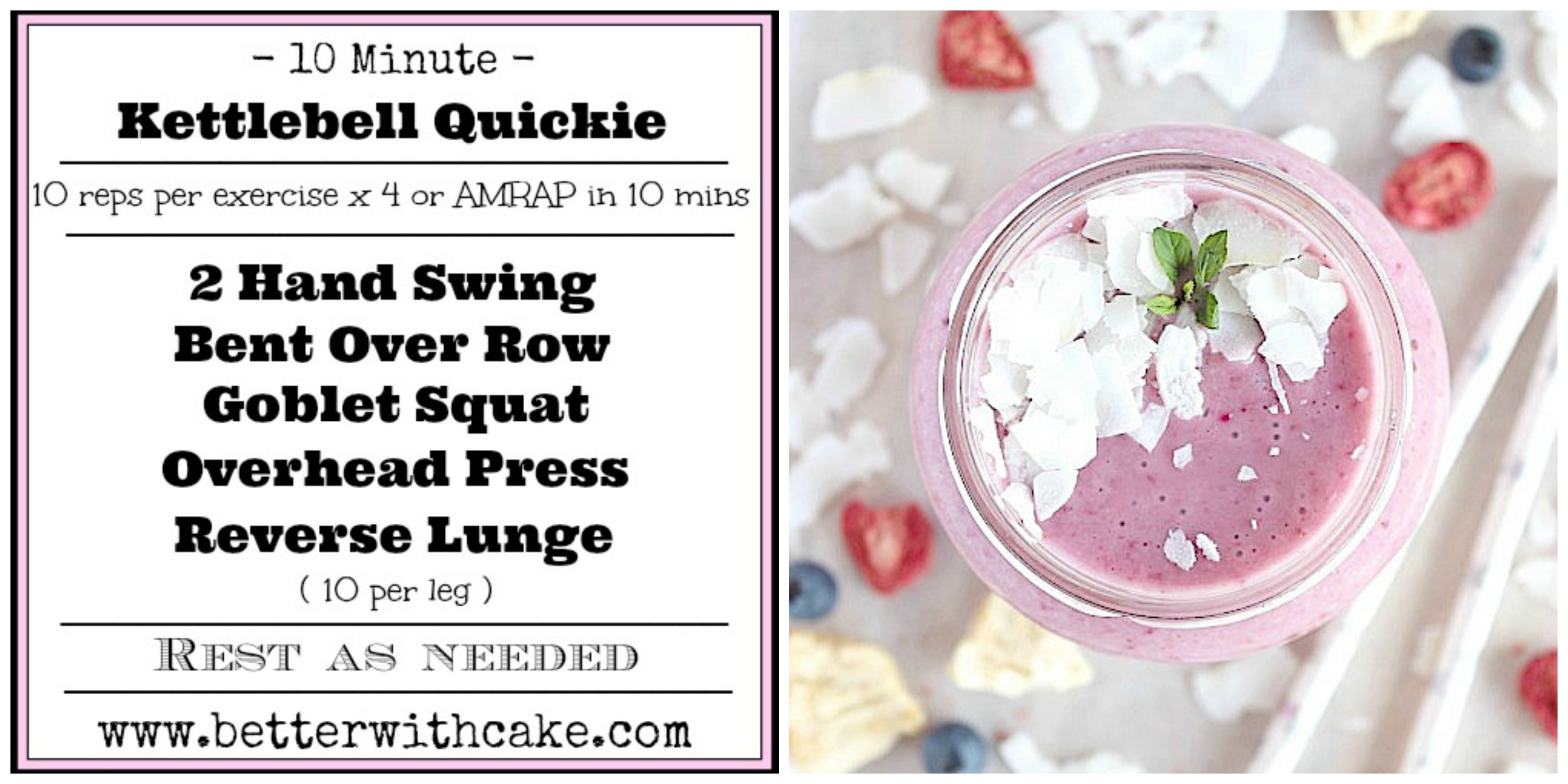 Fit Friday Fun – 10 Minute Total Body Quickie Workout + A Bonus Pineapple Ginger-Berry Smoothie