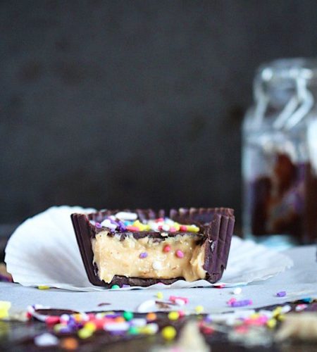 cake batter cashew butter cups!