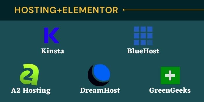 5 Best Hosting+Elementor