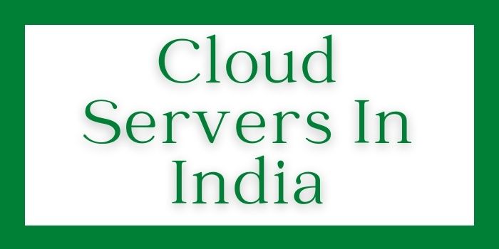 cloud server in India