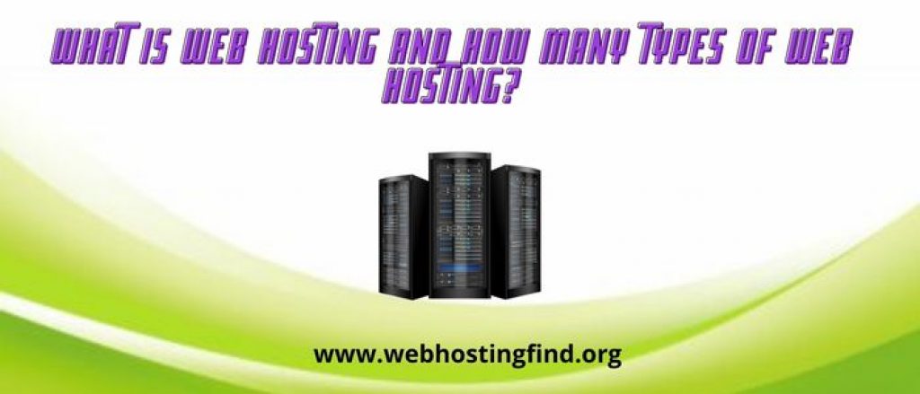 What is web hosting and how many types of web hosting