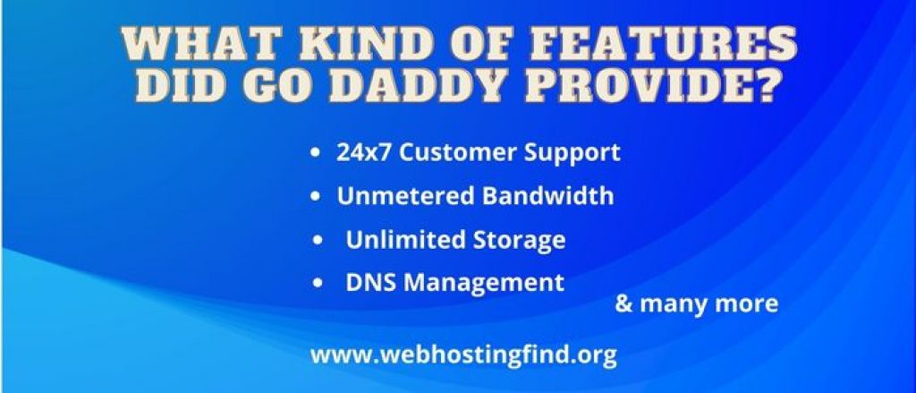 Features of Go Dadddy